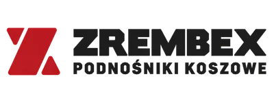 Zrembex podnośniki koszowe i prace ziemne Warszawa logo kontrast